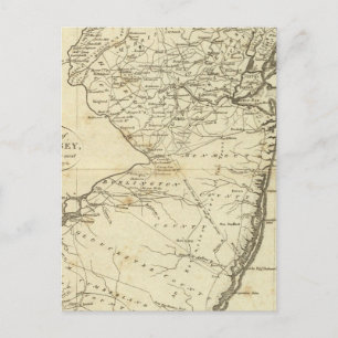 Carte Postale État du New Jersey