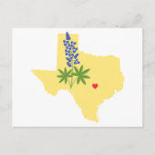 Carte Postale État du Texas (Devant)