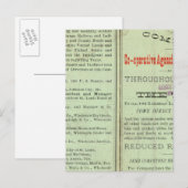 Carte Postale État du Texas (Devant / Derrière)