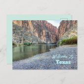 Carte Postale État du Texas (Devant / Derrière)