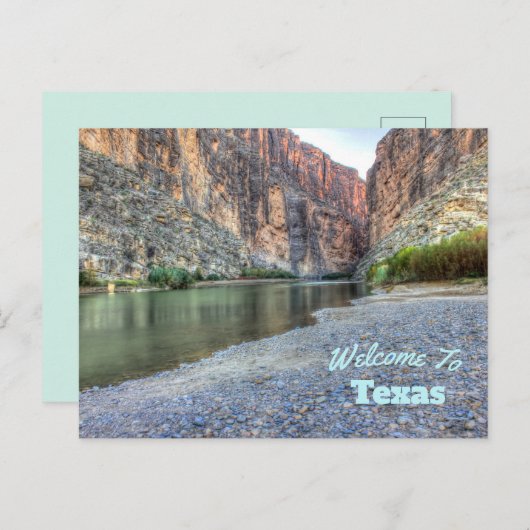 Carte Postale État du Texas (Devant / Derrière)