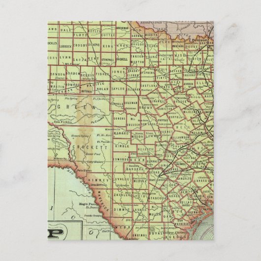 Carte Postale État du Texas 3 (Devant)
