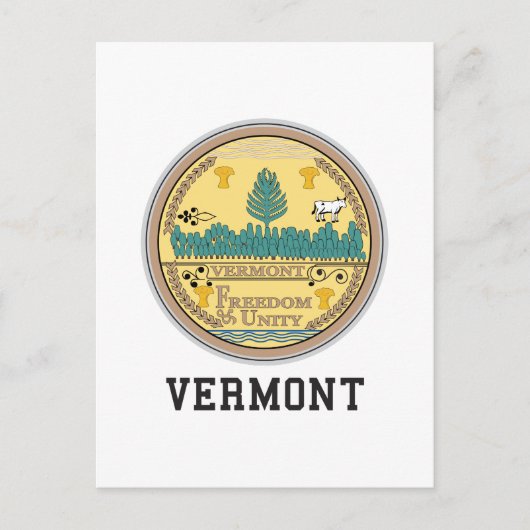 Carte Postale État du Vermont (Devant)