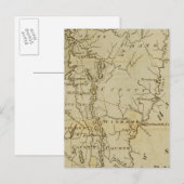 Carte Postale État du Vermont dessiné et gravé (Devant / Derrière)