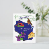 Carte Postale État du Wisconsin (Debout devant)