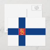 Carte postale État Finlande (Devant / Derrière)