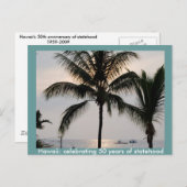 Carte Postale État hawaïen (Devant / Derrière)