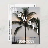 Carte Postale État hawaïen (Devant / Derrière)