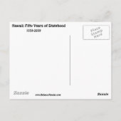 Carte Postale État hawaïen (Dos)