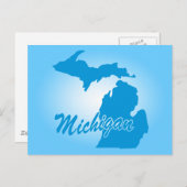 Carte Postale État Michigan (Devant / Derrière)