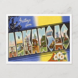 Carte Postale États de l'Arkansas