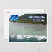 Carte Postale Etats fédérés de Micronésie - Kosrae - (Devant / Derrière)