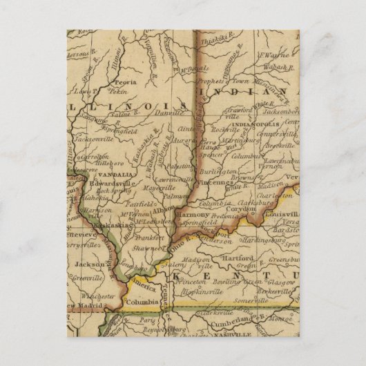 Carte Postale États occidentaux (Devant)