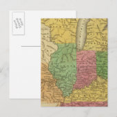 Carte Postale États occidentaux, territoires (Devant / Derrière)