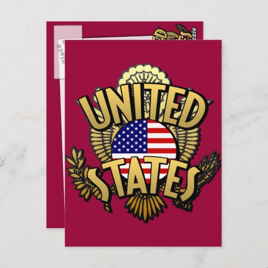 Carte Postale États-Unis (Devant / Derrière)