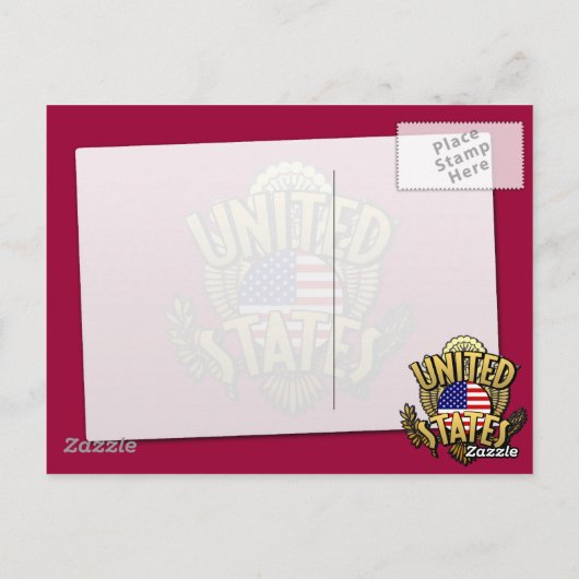 Carte Postale États-Unis (Dos)