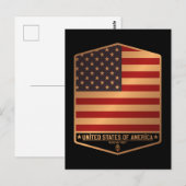 Carte Postale États-Unis (Devant / Derrière)