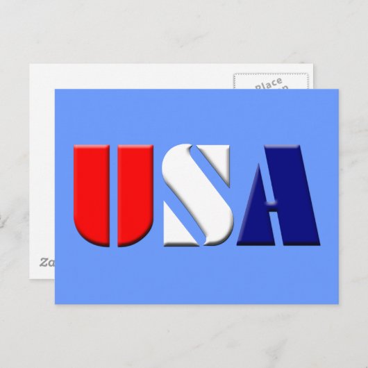 Carte Postale États-Unis (Devant / Derrière)