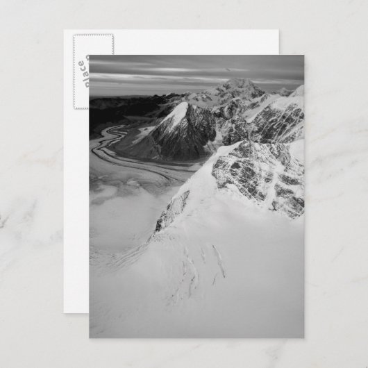 Carte Postale États-Unis, Alaska, Denali National Park, Vue aéri (Devant / Derrière)