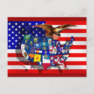 Carte Postale États-Unis Amérique