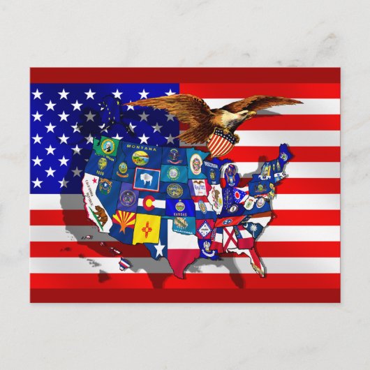 Carte Postale États-Unis Amérique (Devant)