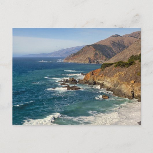 Carte Postale États-Unis, Californie, Big Sur Coastline (Devant)