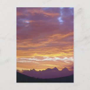 Carte Postale États-Unis, Californie, Coucher de soleil sur la S