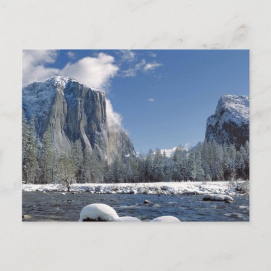 Carte Postale États-Unis, Californie, Yosemite NP. La Merced, (Devant)