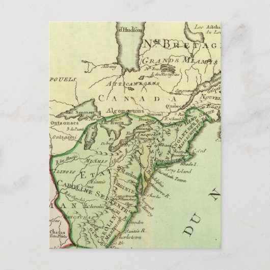 Carte Postale États-Unis, Canada 2 (Devant)