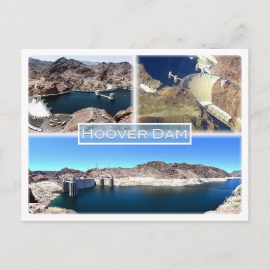 Carte Postale États-Unis Clark Comté Nevada - Mohave Comté Arizo (Devant)