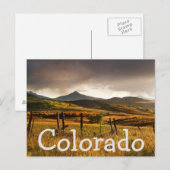 Carte Postale États-Unis, Colorado, San Juan Mountains (Devant / Derrière)