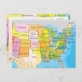 Carte Postale États-Unis d'Amérique (Devant / Derrière)