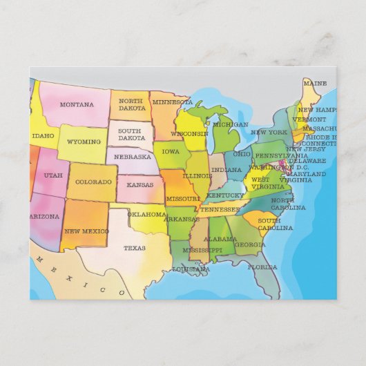 Carte Postale États-Unis d'Amérique (Devant)