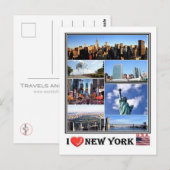 Carte Postale États-Unis d'Amérique - New York - (Devant / Derrière)