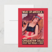 Carte Postale États-Unis d'AmériqueGuerre II (Devant / Derrière)