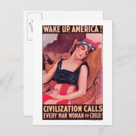 Carte Postale États-Unis d'AmériqueGuerre II (Devant / Derrière)