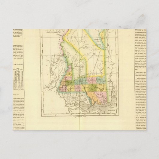 Carte Postale États-Unis du Mississipi (Devant)