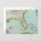 Carte Postale États-Unis et Bahamas (Devant / Derrière)