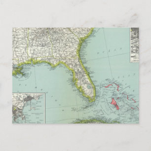 Carte Postale États-Unis et Bahamas