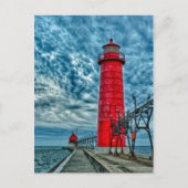Carte Postale États-Unis, Grand Haven, Michigan, Lighthouse (Devant)