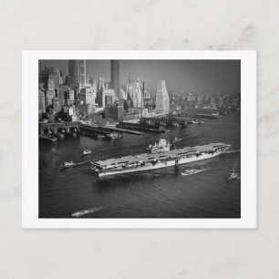 Carte Postale États-Unis Hornet vole sur East River New York