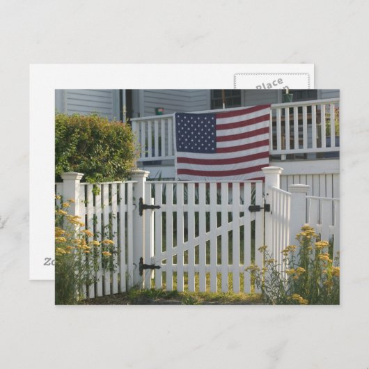 Carte Postale États-Unis, Massachusettes, Gloucester : clôture p (Devant / Derrière)