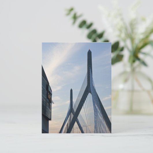 Carte Postale États-Unis, Massachusetts, Boston. Le pont Zakim. (Debout devant)