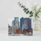 Carte Postale États-Unis, Massachusetts. Skyline du front de mer (Debout devant)