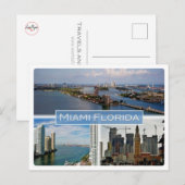 Carte Postale États-Unis - Miami Floride - (Devant / Derrière)