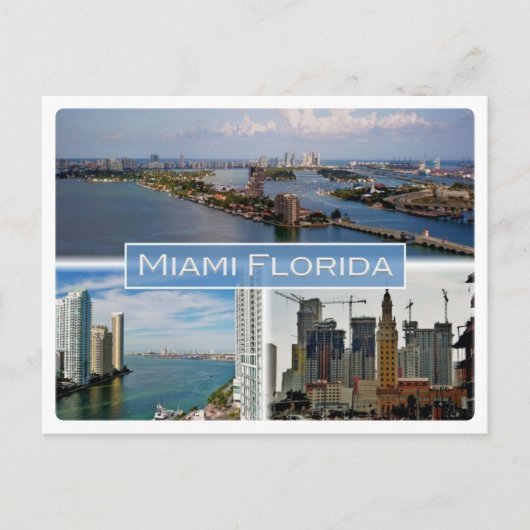 Carte Postale États-Unis - Miami Floride - (Devant)