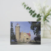 Carte Postale États-Unis, Michigan Old Mackinac Point Lighthouse (Debout devant)