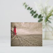 Carte Postale États-Unis, Michigan, phare de Grand Haven (Debout devant)