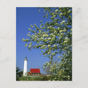 Carte Postale États-Unis, Michigan, Tawas Est. Phare de Tawas av