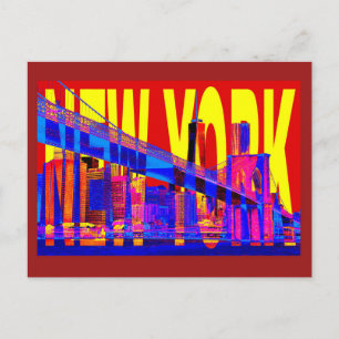 Carte Postale États-Unis New York Manhattan Skyline